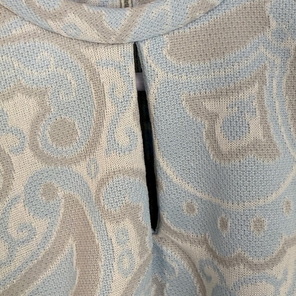 Vintage 60s 70s Pretty Pam Mod Pastel Paisley Print A Line Day Dress Sz 10 - Picture 9 of 12